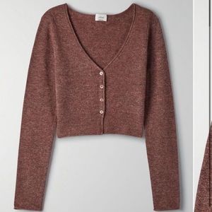 Aritzia Wilfred Santorini Cardigan